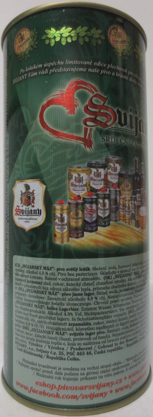 Svijany SVIJANSKÝ MÁZ dívky z kalendáře /No. 12/2019 (200cl)