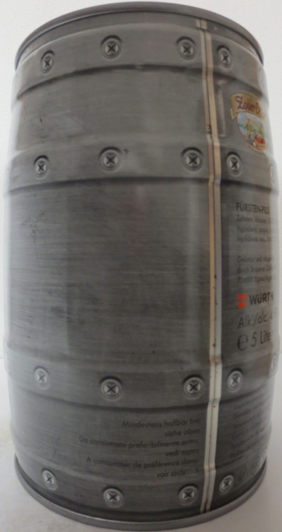 WÜRTH PREMIUM BEER Zoller-Hof FÜRSTEN-PILS (5L) Nr.1