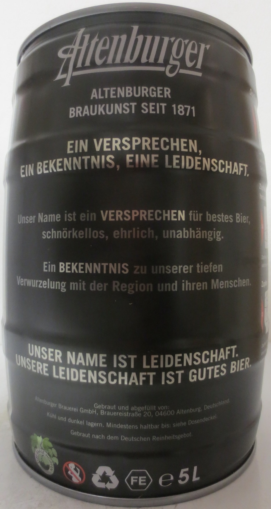 ALTENBURGER Braukunst seit 1871 (5L) Nr.1