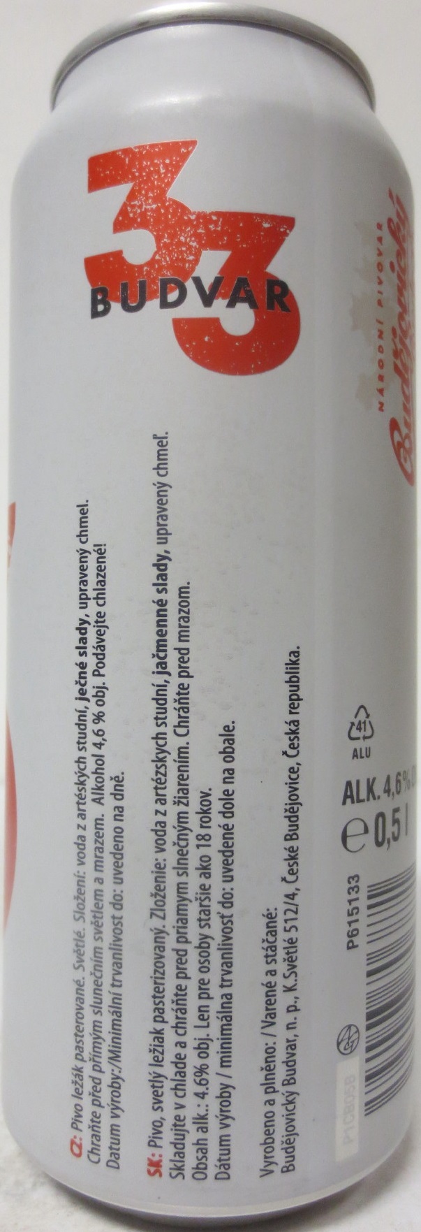 BUDVAR LEŽÁK 33 (50cl) (B/O) č.2