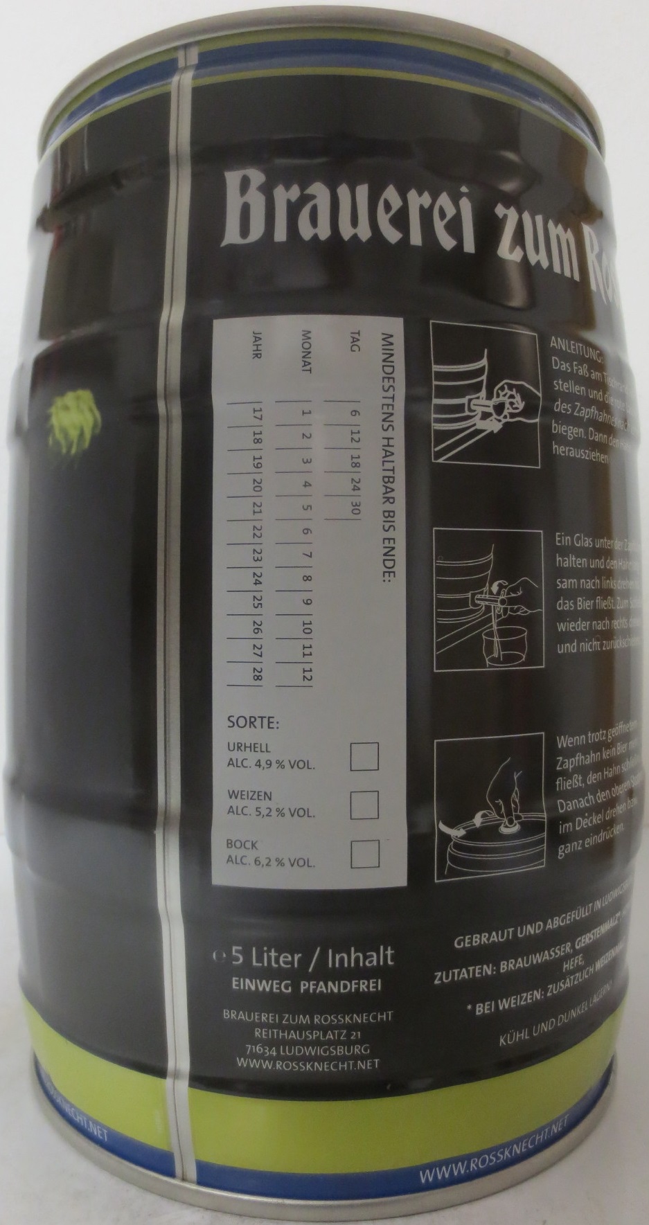 Rossknecht ZIEMLICHE BESTE BIERE (5L) Nr.2