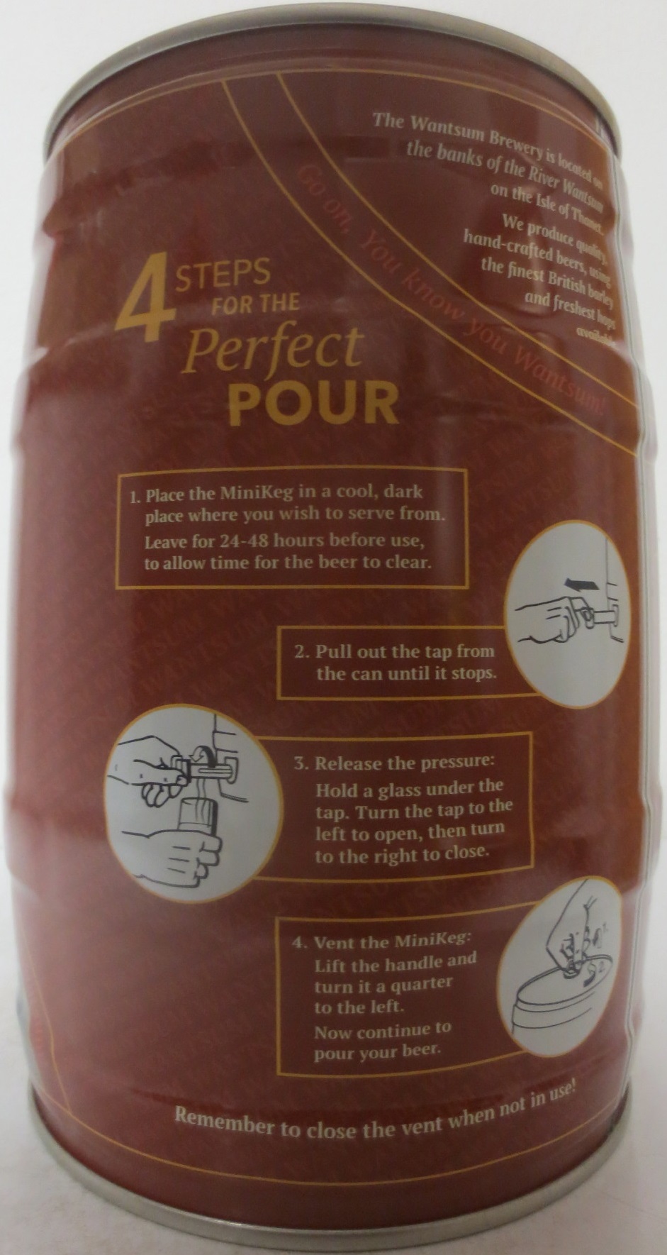 WANTSUM MONTGOMERY American Pale Ale  ALC 4,0% VOL (5L) Nr.1