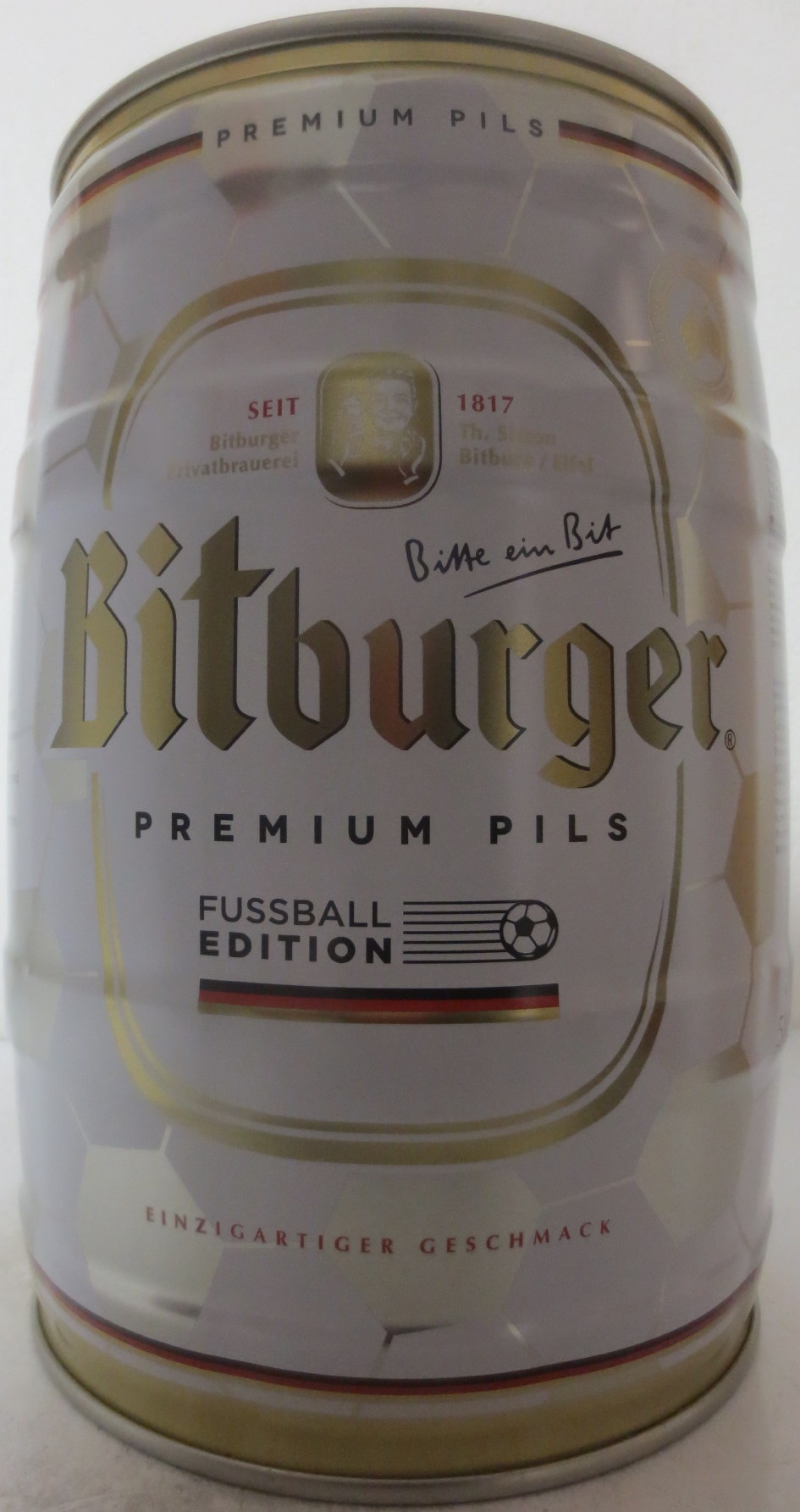 Bitburger PREMIUM PILS FUSSBALL EDITION (5L) Nr.1 