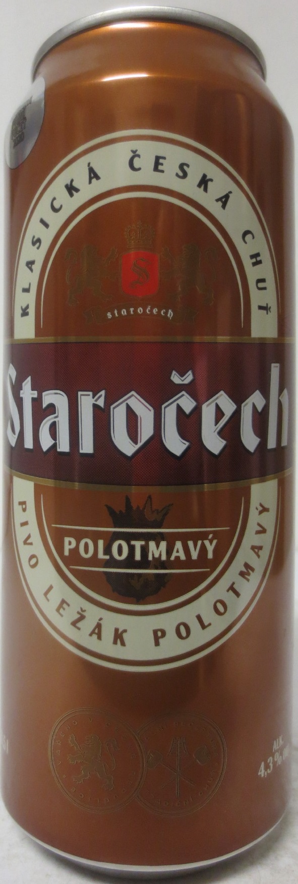 Staročech POLOTMAVÝ PIVO LEŽÁK POLOTMAVÝ (50cl) (B/O) č.2