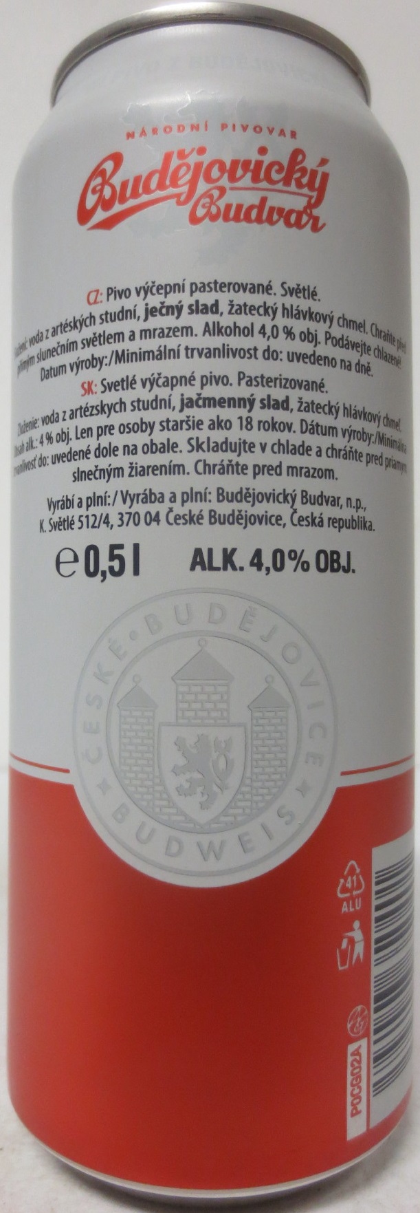 Budvar VÝČEPNÍ (50cl) (B/O) č.1 