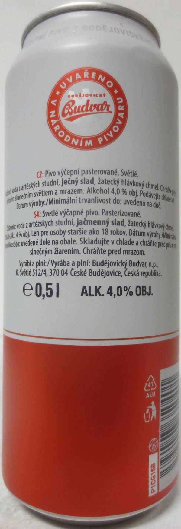 Budvar VÝČEPNÍ (50cl) (B/O) č.2 