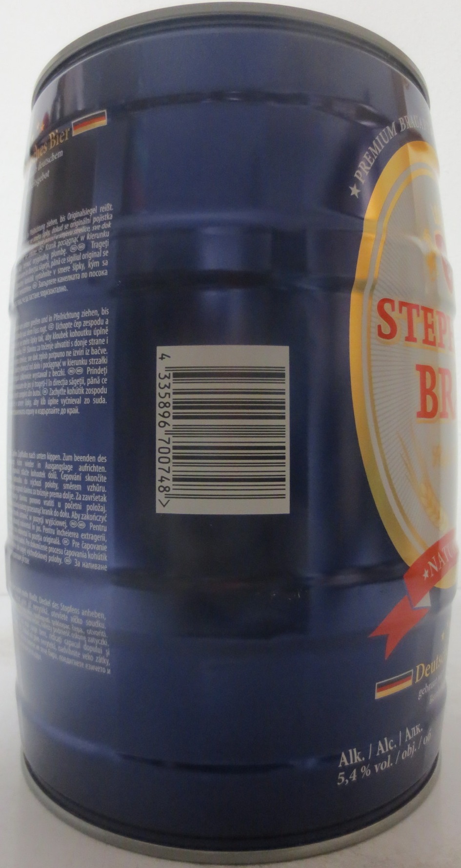 STEPHANS BRÄU Hefe-Weizen NATURTRÜB Deutsches Bier (5L) Nr.1 