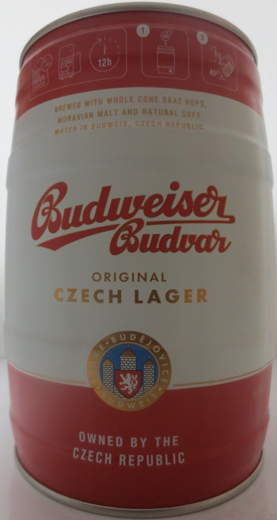 Budweiser Budvar ORIGINAL CZECH LAGER (5L) č.6