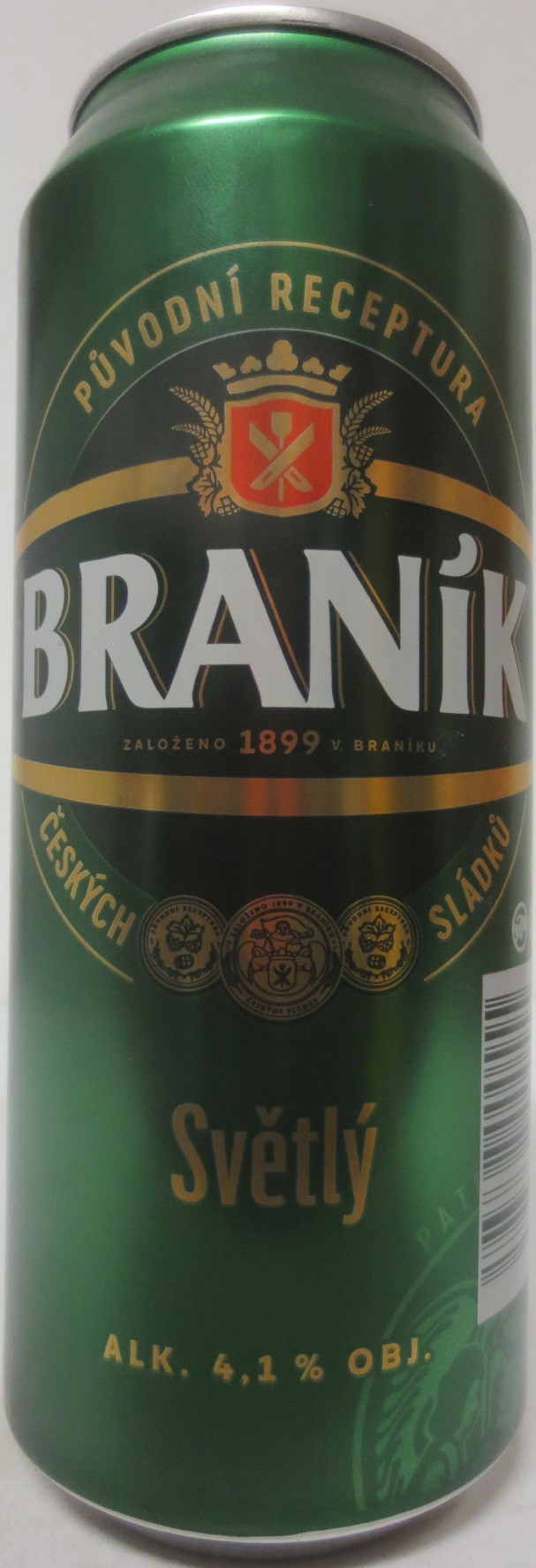 BRANÍK Světlý ALK. 4,1% OBJ. (CZ) (50cl) (B/O) č.1 