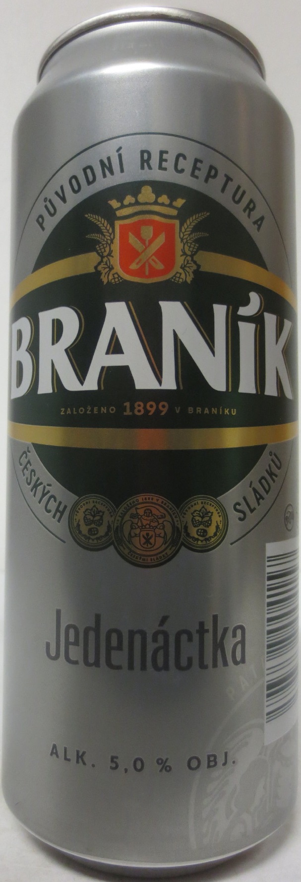 BRANÍK Jedenáctka ALK. 5,0 % OBJ. (CZ) (50cl) (B/O) č.1