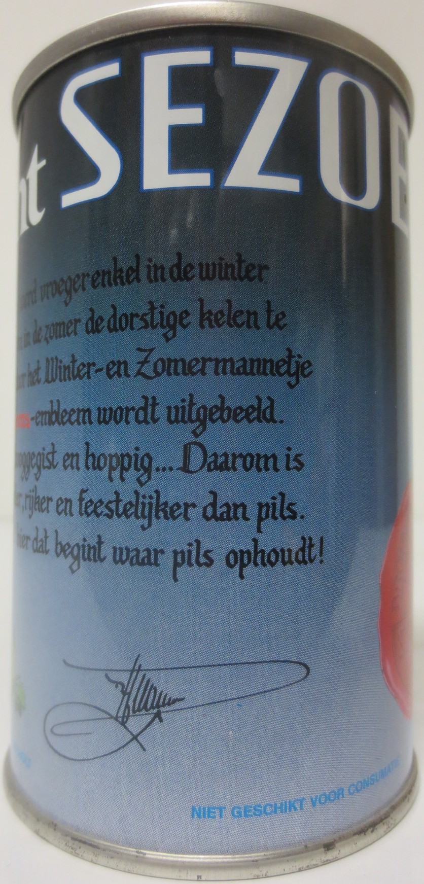 Na pils komt SEZONES (25cl) (B/O) (FT) Nr.1
