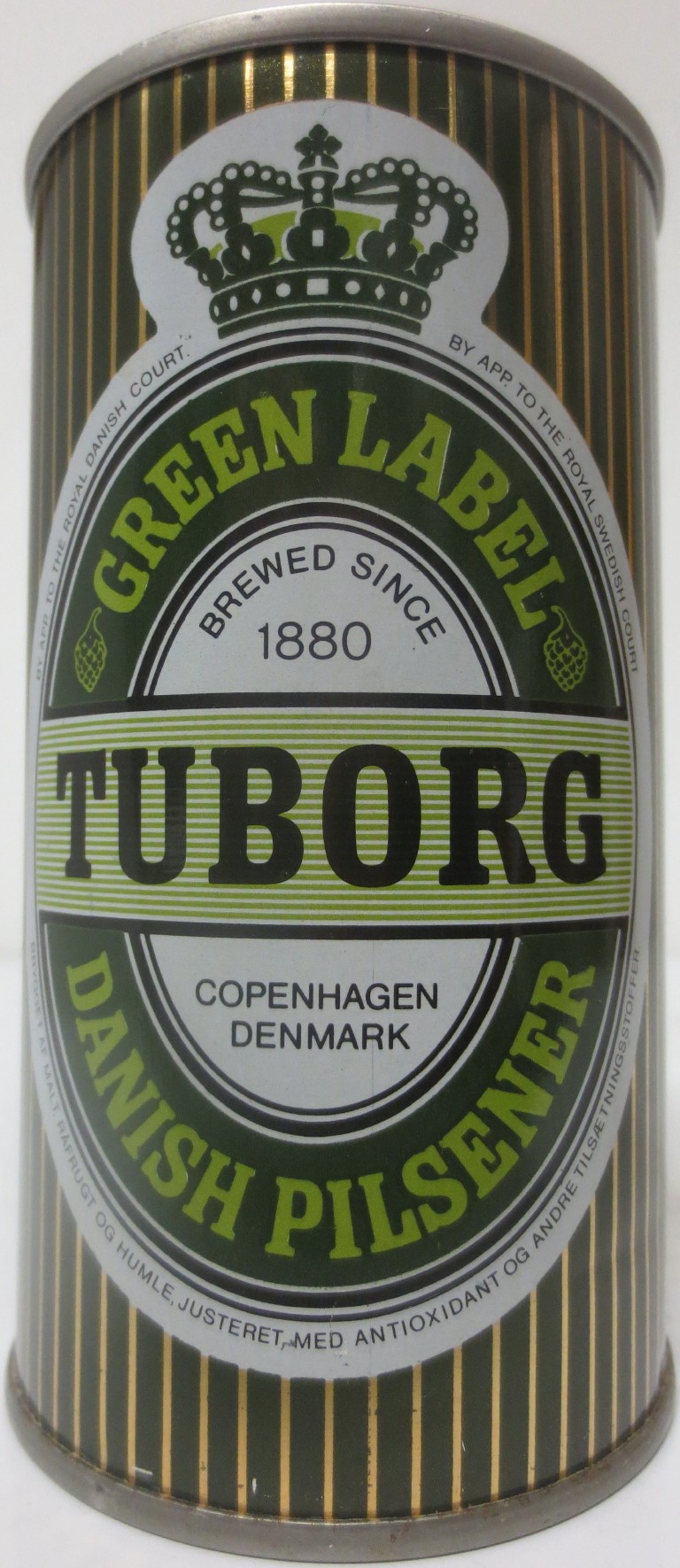 TUBORG GREEN LABEL DANISH PILSENER (35cl) (B/O) (SS) Nr.1