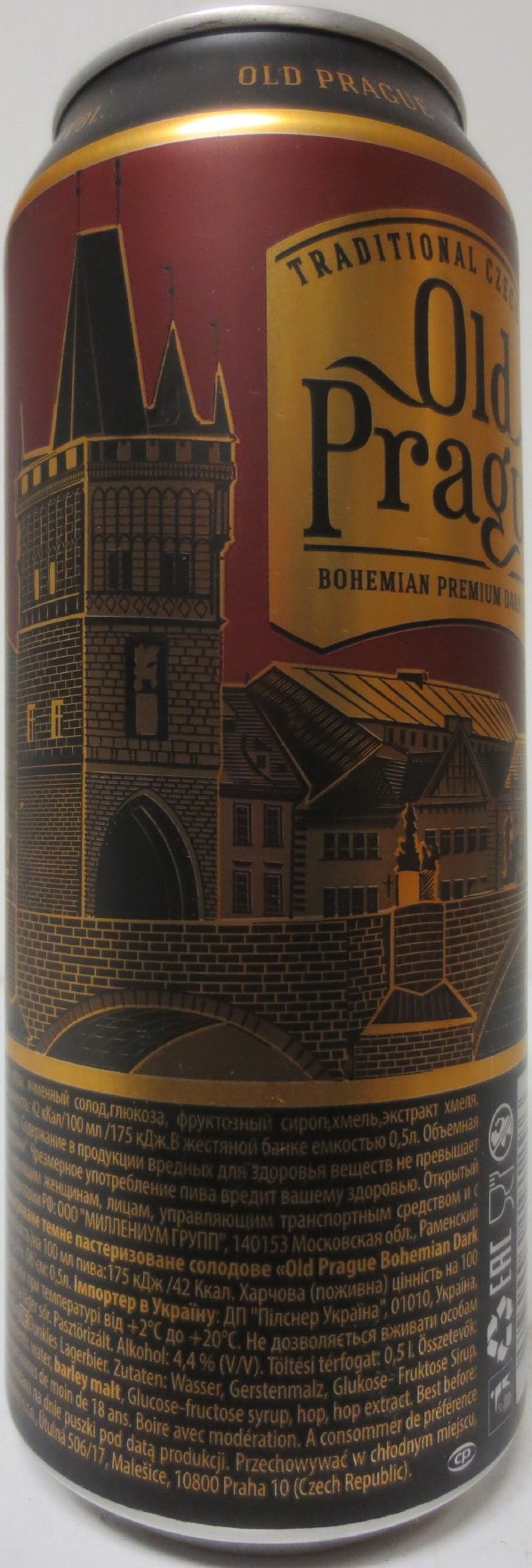 Old Prague BOHEMIAN PREMIUM DARK LAGER (50cl) (B/O) č.2