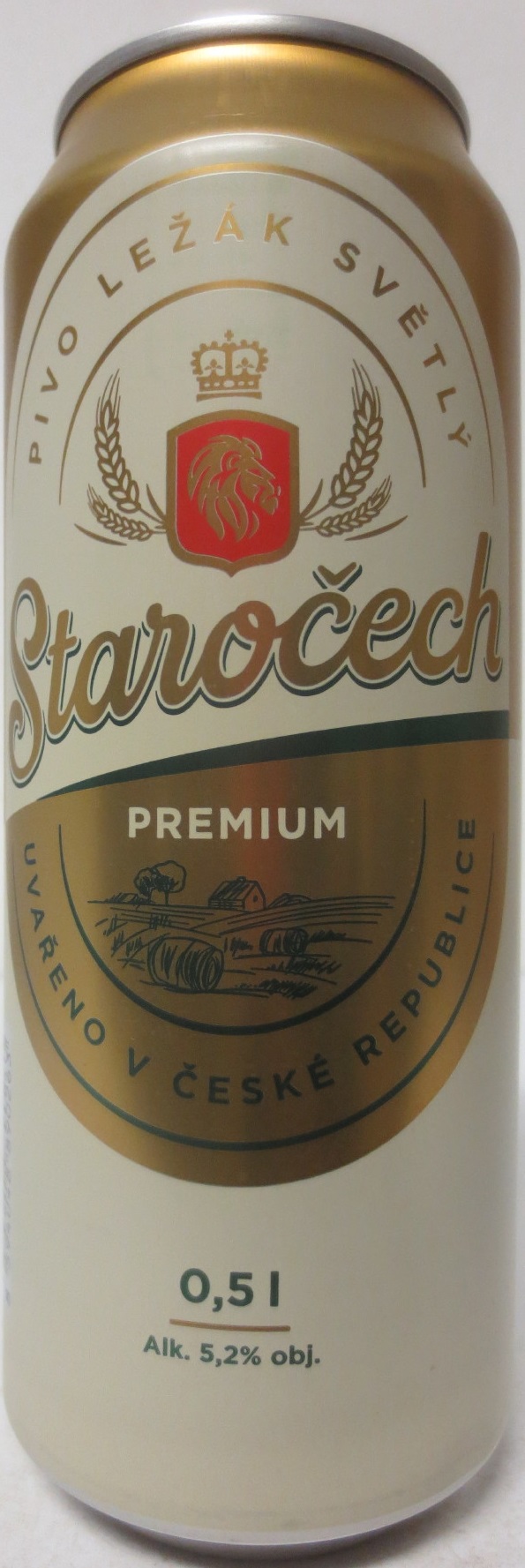 Staročech PREMIUM PIVO LEŽÁK SVĚTLÝ (50cl) (B/O) č.1