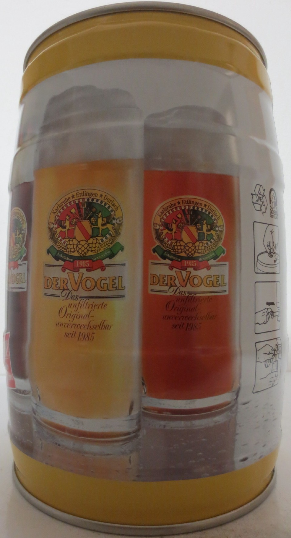 DER VOGEL Das unfiltrierte Original unverwechselbar seit 1985 KÜHL LAGERN! (5L) Nr.1