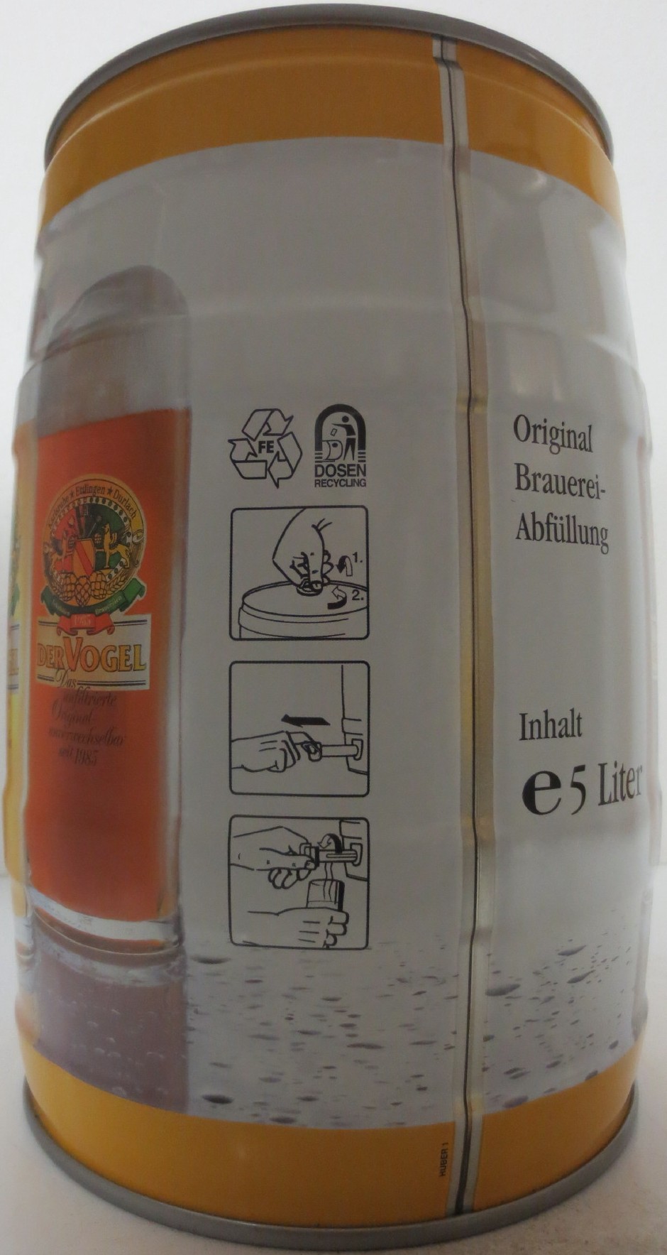 DER VOGEL Das unfiltrierte Original unverwechselbar seit 1985 (5L) Nr.1 