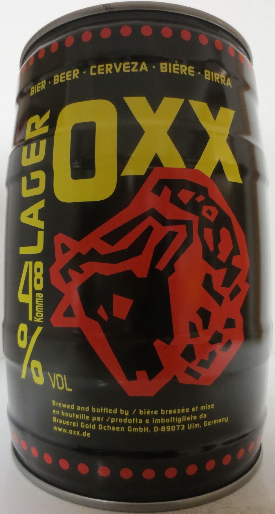  OXX LAGER 48 Komma % VOL (5L) Nr.1 