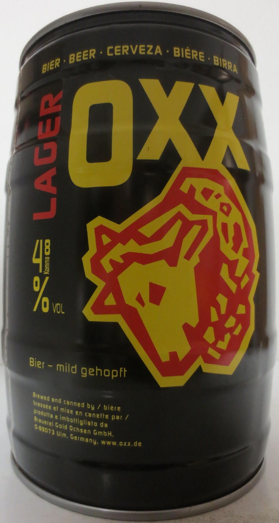 OXX LAGER 48 Komma % VOL (5L) Nr.2 