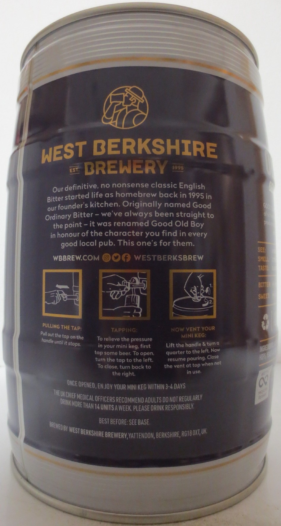 WEST BERKSHIRE BREWERY GOOD OLD BOY BEST BITTER (5L) Nr.2
