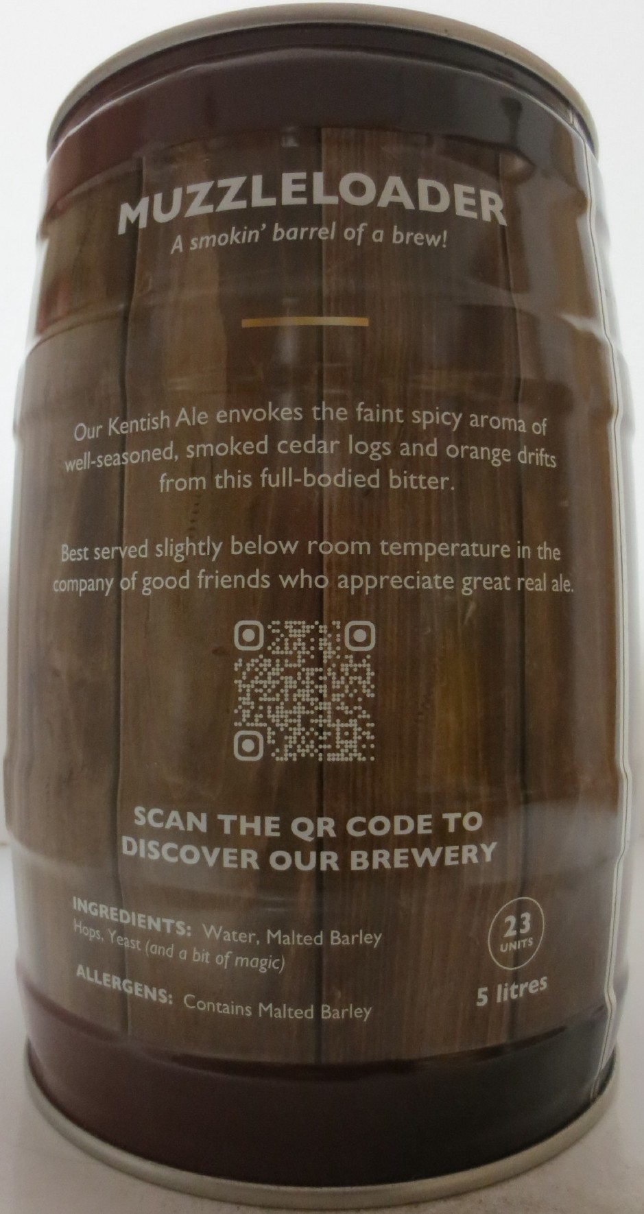 MUSKET BREWERY MUZZLELOADER KENTISH ALE (5L) Nr.1 
