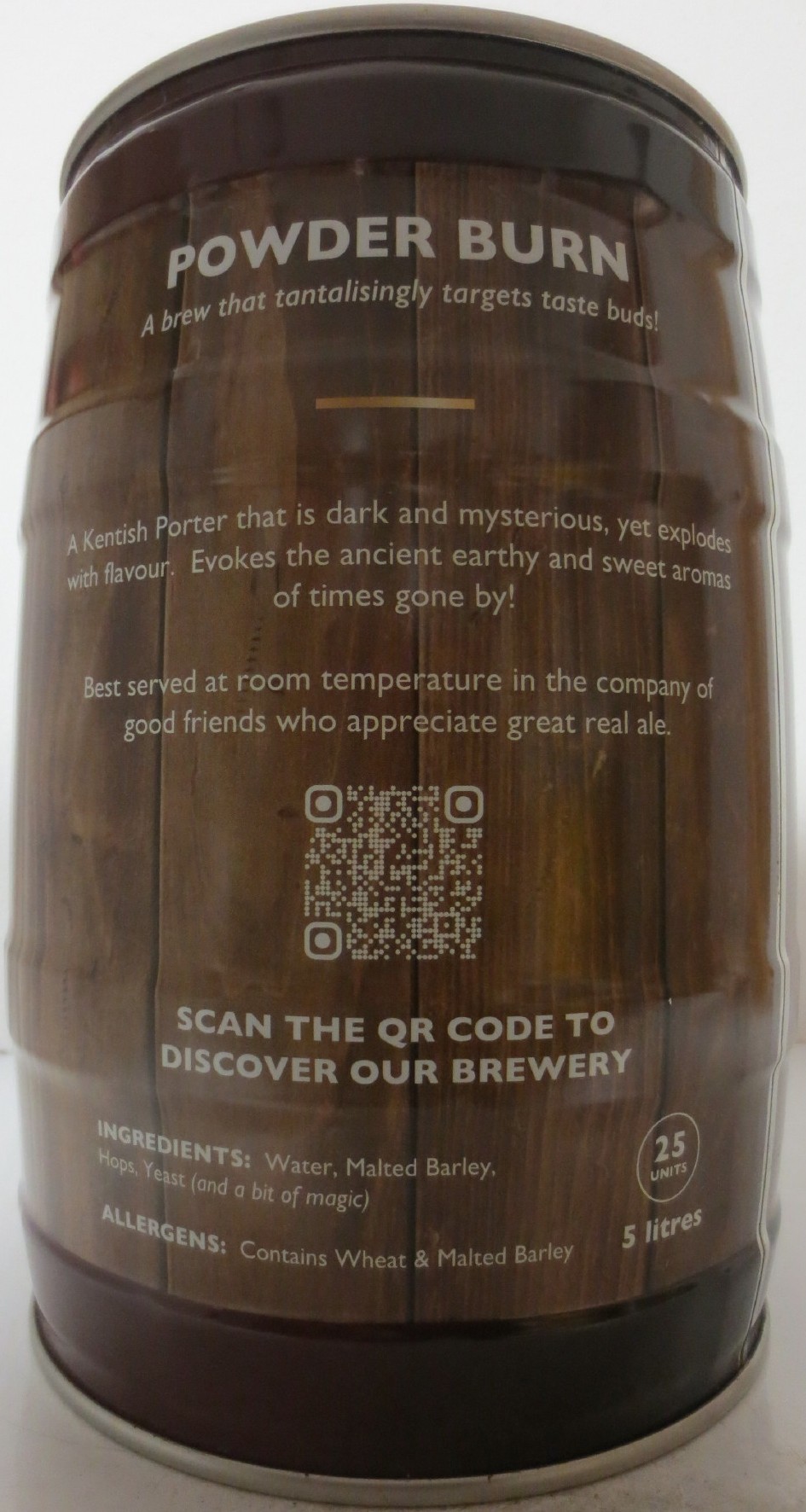 MUSKET BREWERY POWDER BURN KENTISH PORTER (5L) Nr.1