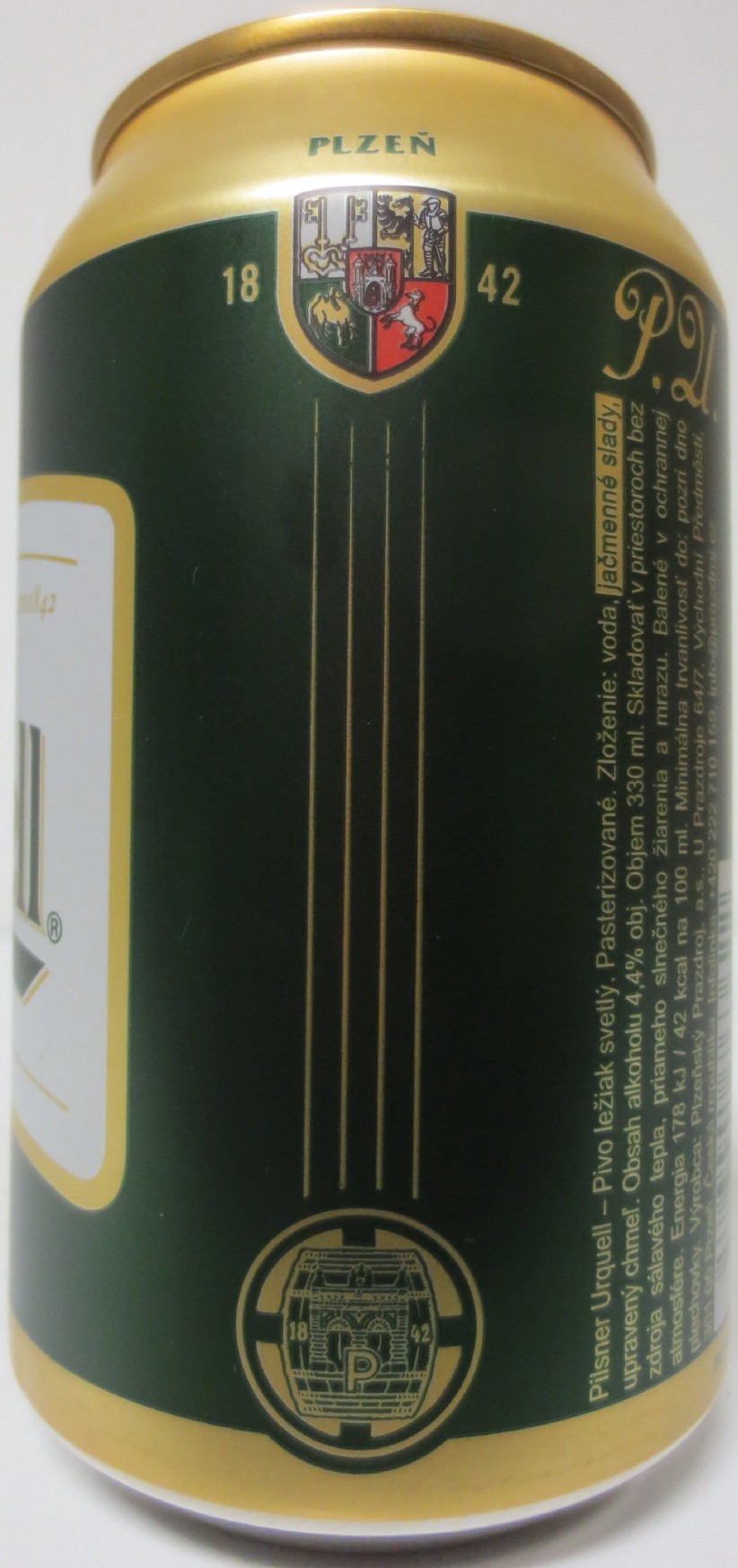 Pilsner Urquell BREWED ONLY IN PLZEŇ,CZECH REPUBLIC (SK) (33cl) (B/O) č.1