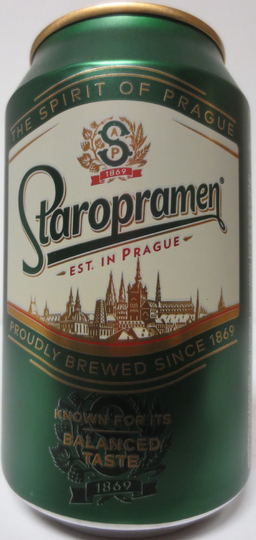 Staropramen EST. IN PRAGUE KNOWN FOR ITS BALANCED TASTE (H) (33cl) (B/O) č.1
