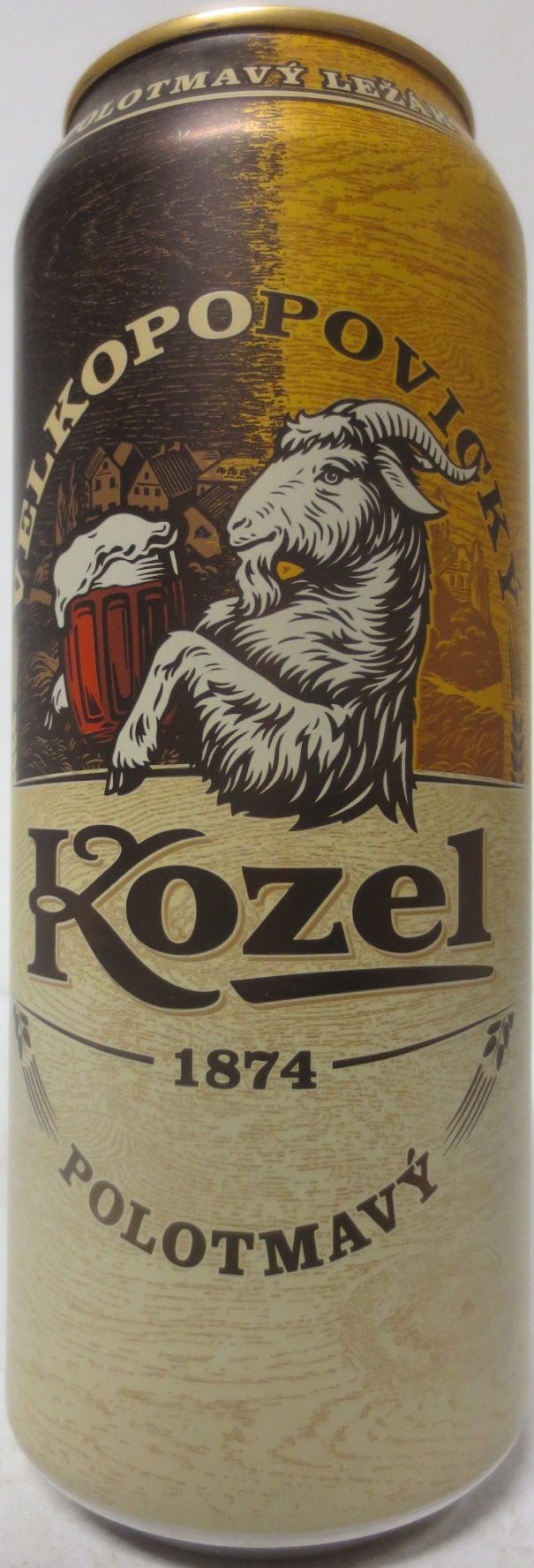 VELKOPOVICKÝ Kozel 1874 POLOTMAVÝ (SK) (50cl) (B/O) č.1