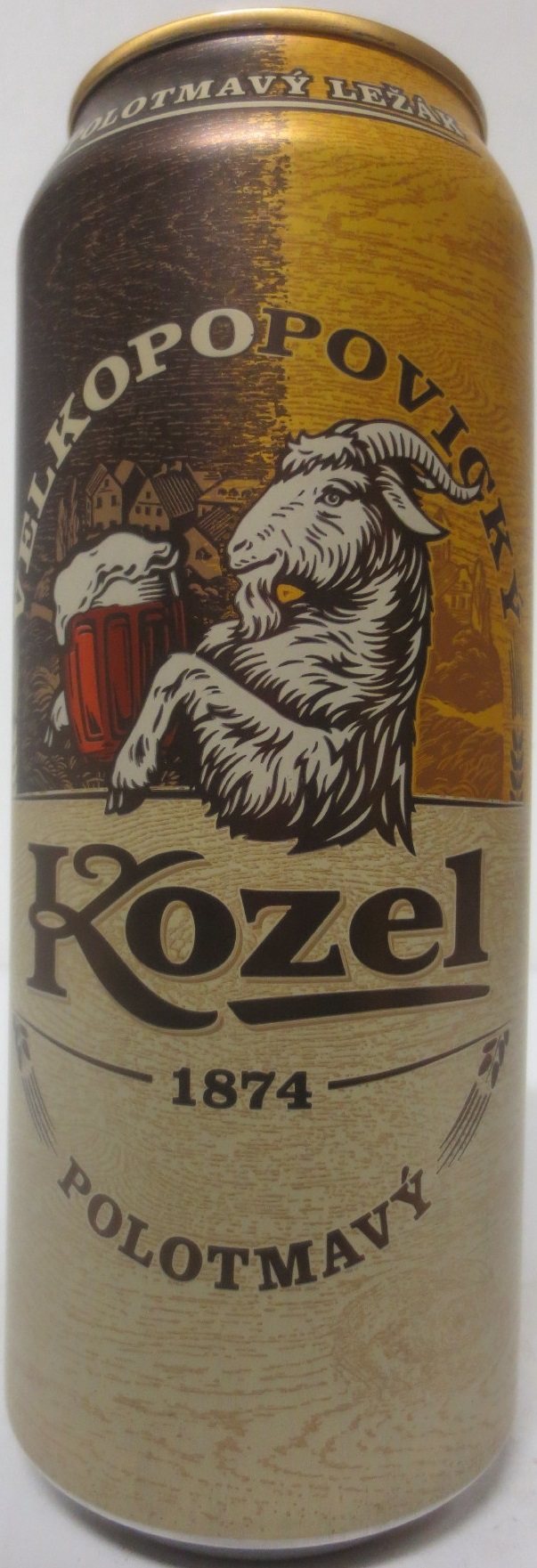 VELKOPOVICKÝ Kozel 1874 POLOTMAVÝ (SK) (50cl) (B/O) č.2