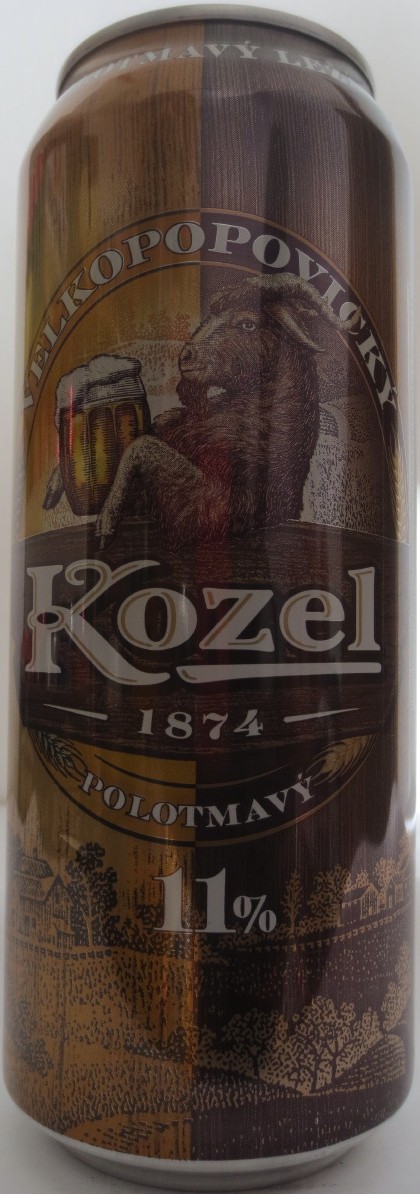 VELKOPOVICKÝ Kozel 1874 POLOTMAVÝ 11% (SK) (50cl) (B/O) č.1