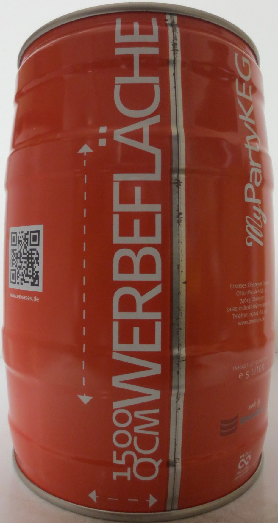 AFFENGEILE WERBEFÄSSER (5L) Nr.3 (červený)