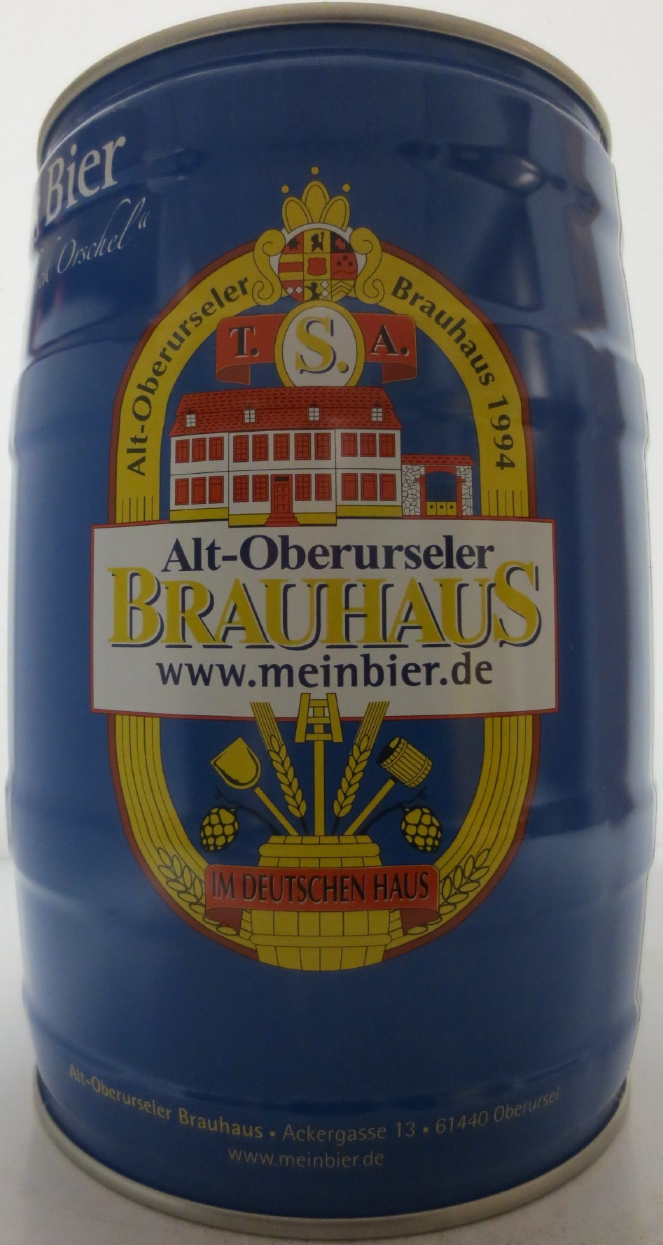 BRAUHAUS Alt-Oberurseler Brauhaus Bier www.meinbier.de (5L) Nr.1