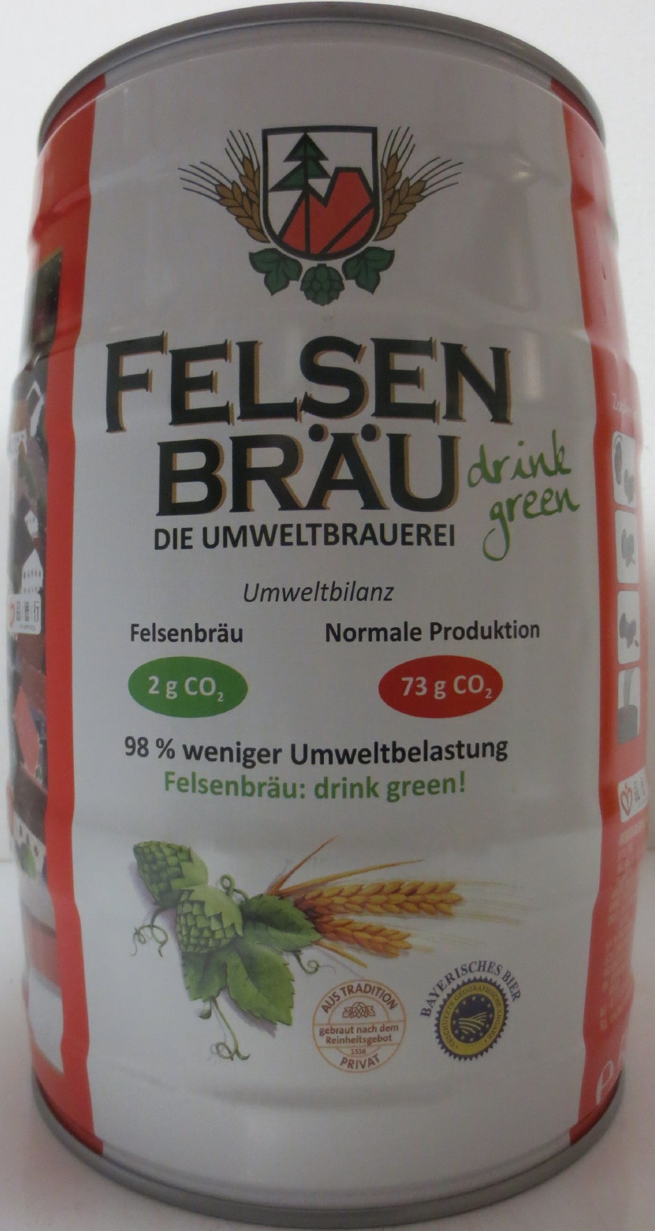 FELSEN BRÄU Solarbier Hefeweizen (5L) Nr.1 