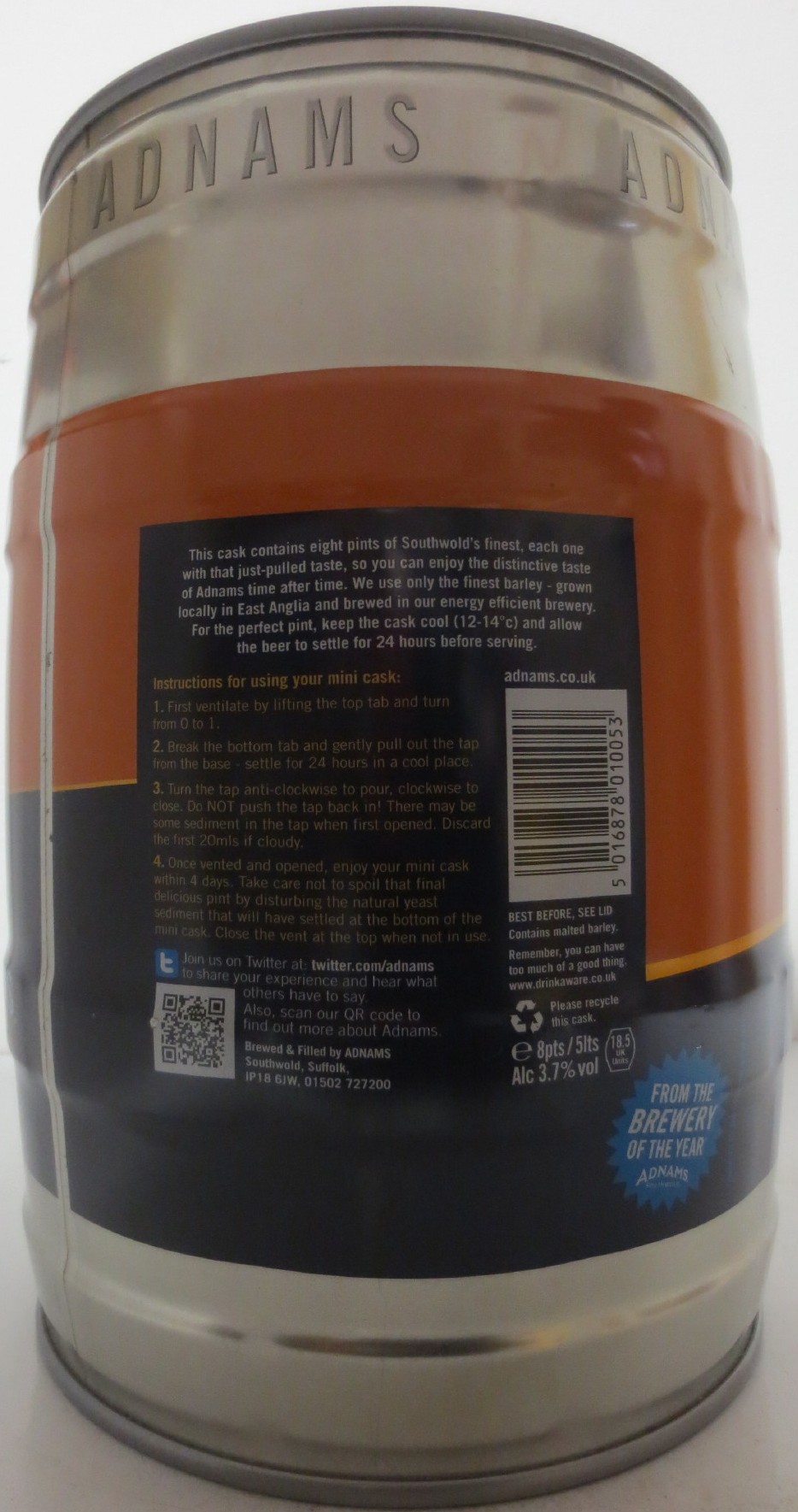 ADNAMS SOUTHWOLD BITTER (5L) Nr.1 