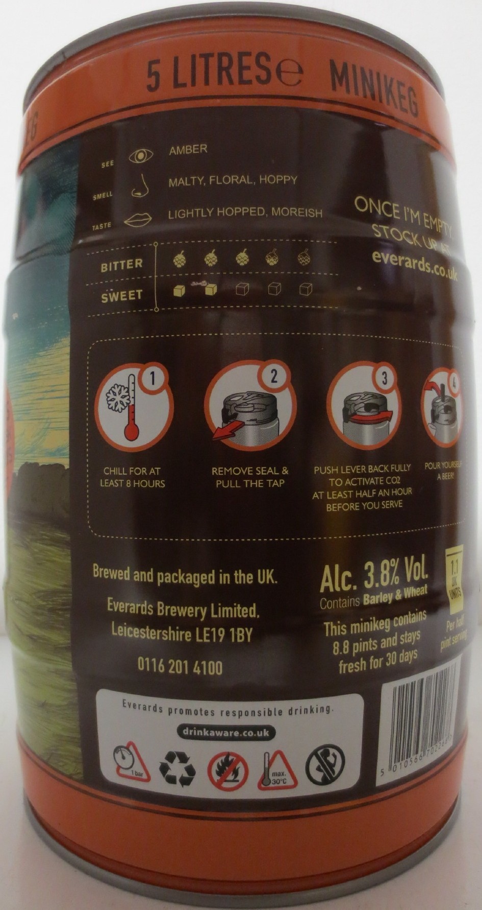 EVERARDS Beacon Hill AMBER ALE (5L) Nr.1 