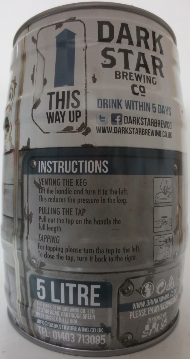 DARK STAR BREWING CO. HOPHEAD LIGHT AND HOPPY (5L) Nr.1