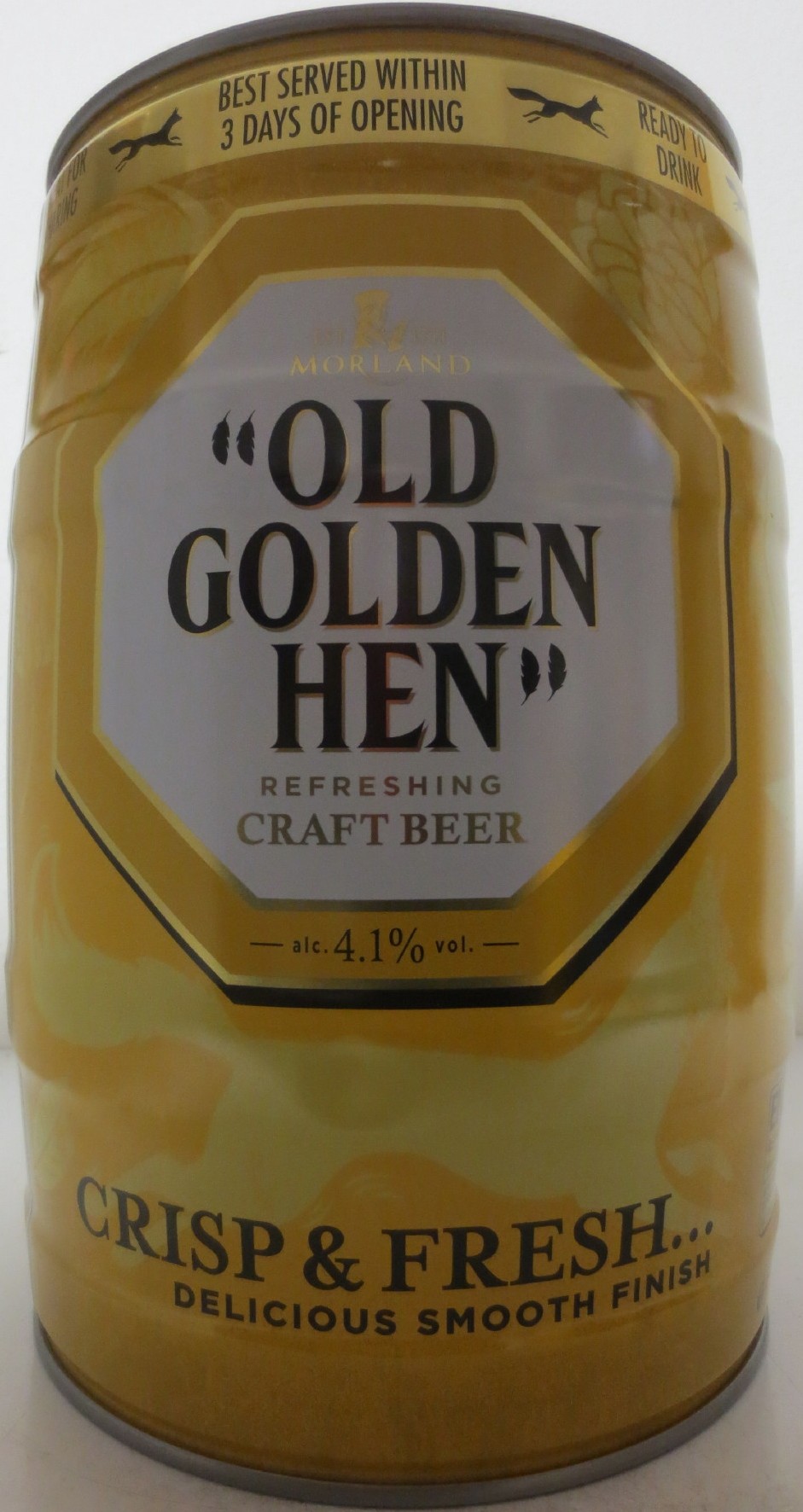 MORLAND OLD GOLDEN HEN REFRESHING CRAFT BEER (5L) Nr.3