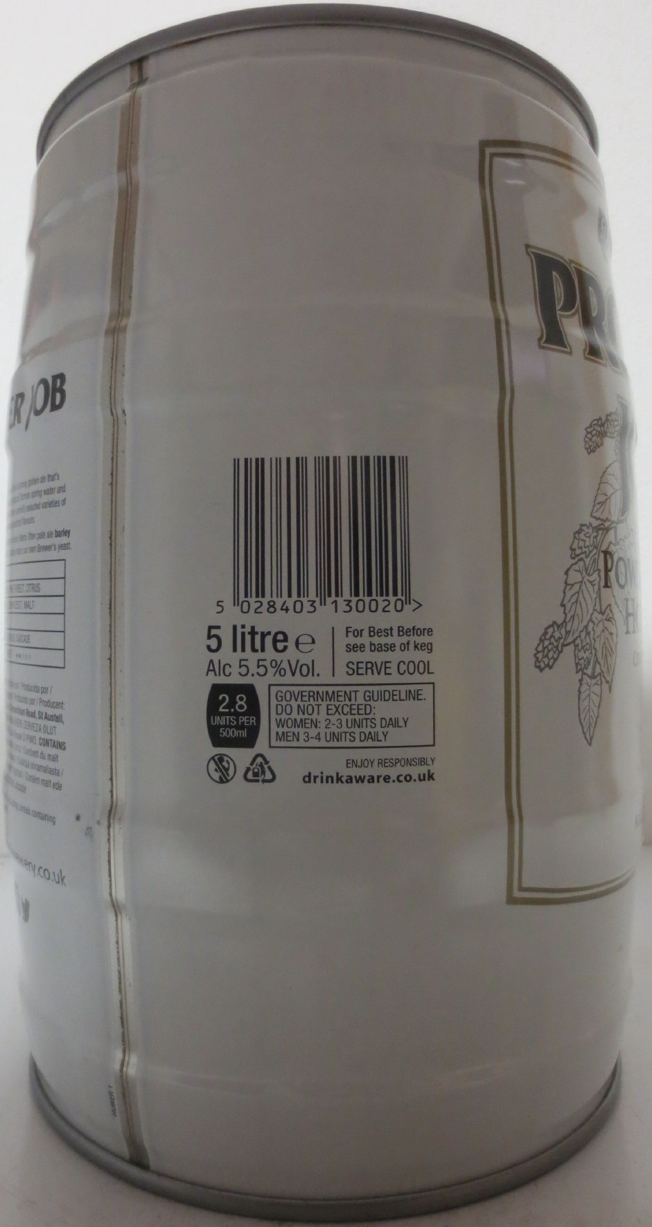 PROPER JOB POWER FULLY HOPPED CORNISH IPA (5L) Nr.1 