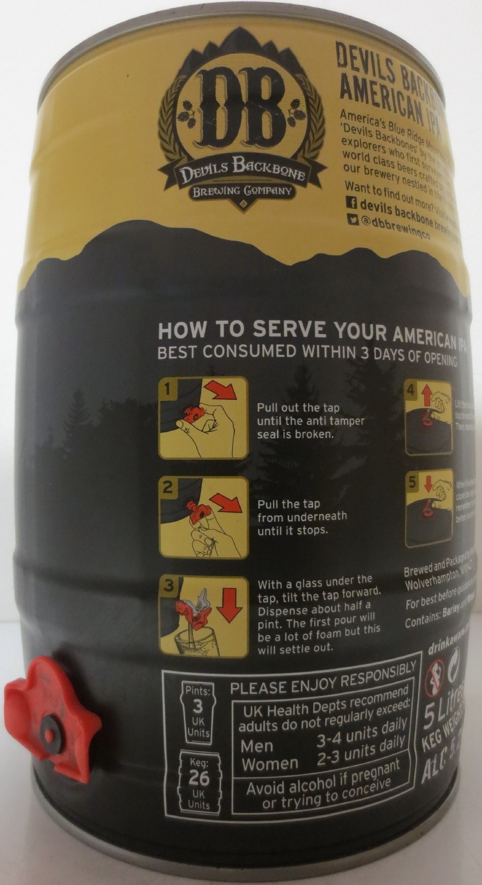 DEVILS BACKBONE AMERICAN IPA (5L) Nr.1 