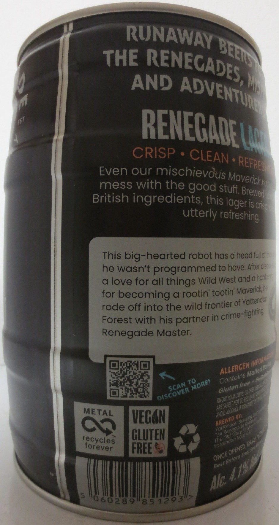 RENEGADE BREWERY RENEGADE LAGER (5L) Nr.1 