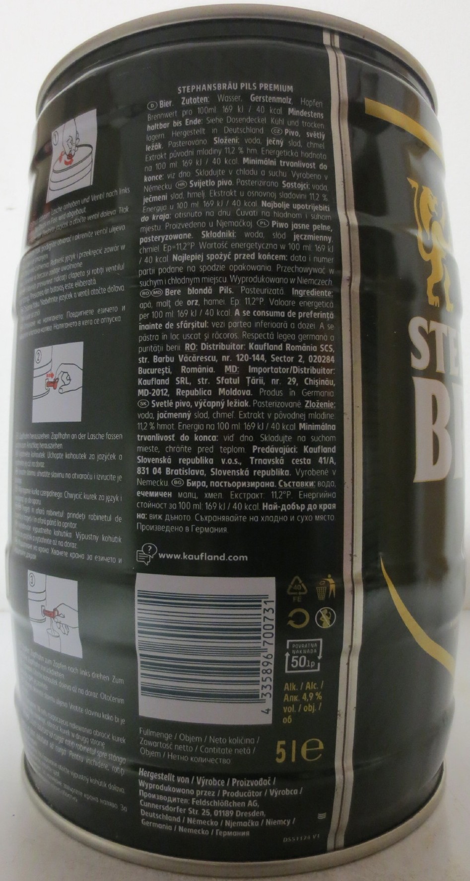 STEPHANS BRÄU Pils (5L) Nr.1 