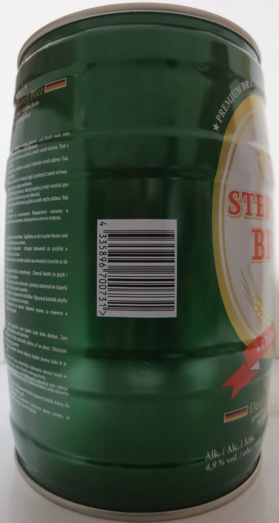 STEPHANS BRÄU Pils PREMIUM Deutsches Bier (5L) Nr.1