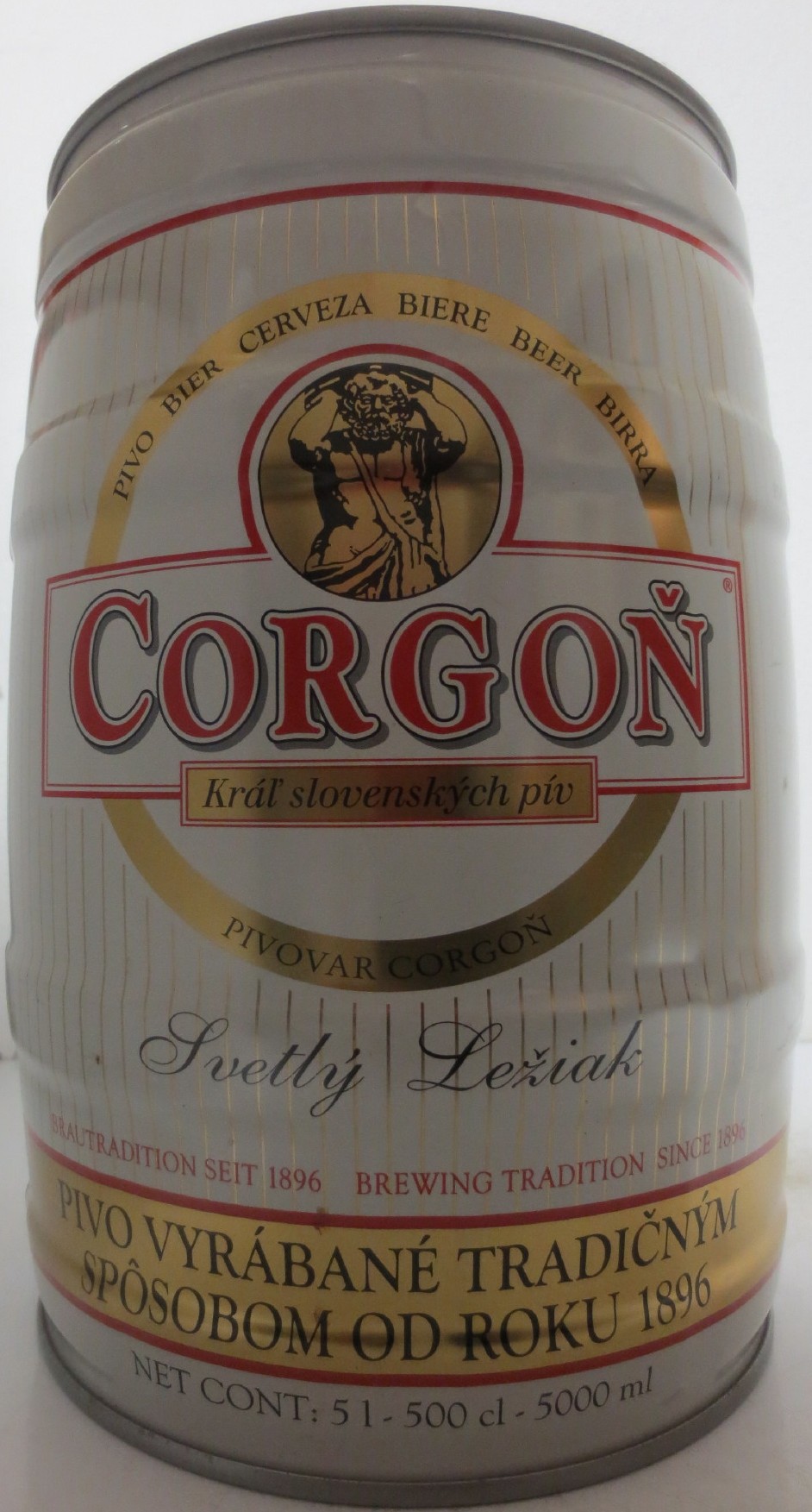 CORGOŇ PIVOVAR CORGOŇ Svetlý Ležiak (5L) č.1