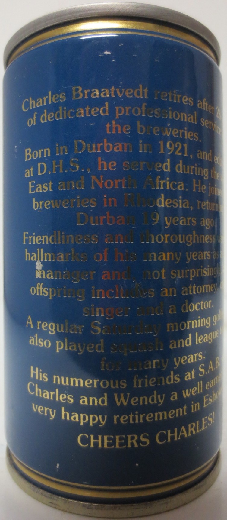 CHARLES CHEER (34cl) (T/O) (CS) Nr.1 