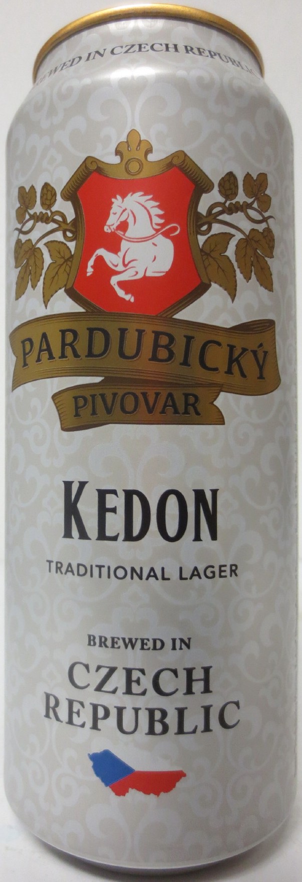 PARDUBICKÝ PIVOVAR KEDON TRADITIONAL LAGER BREWED IN CZECH REPUBLIC (RU) (50cl) (B/O) č.1 