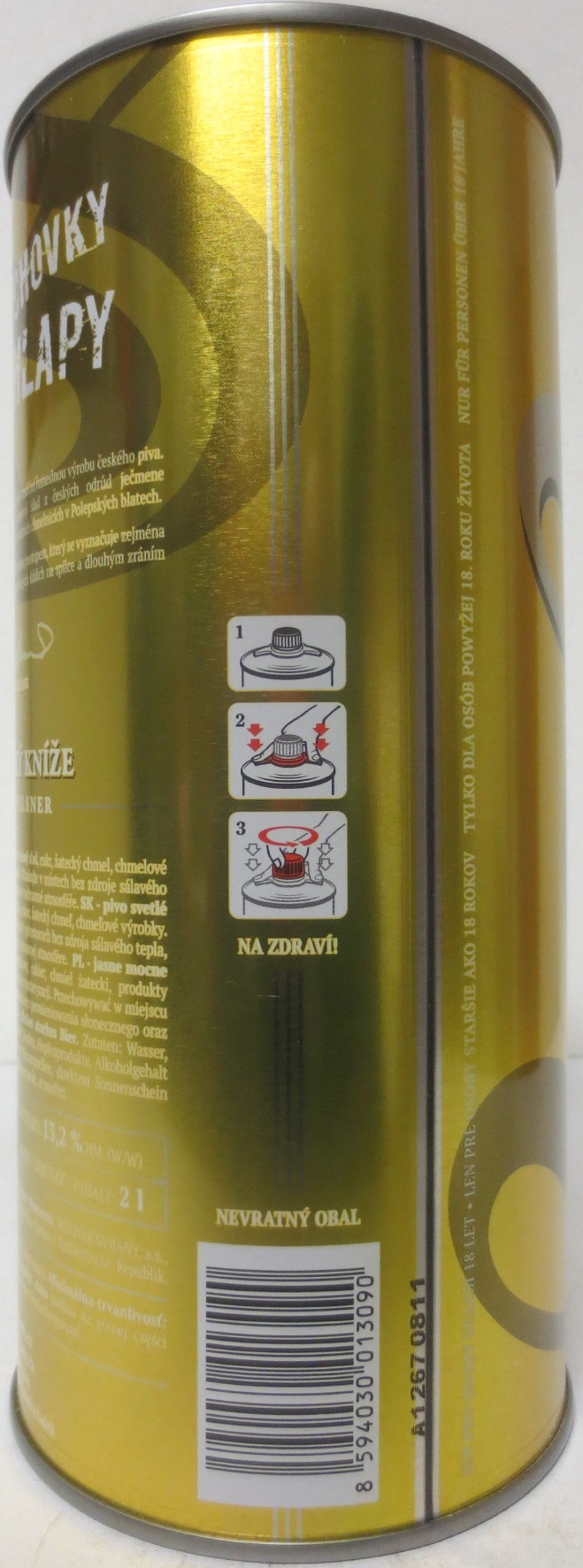Svijany SVIJANSKÝ KNÍŽE Světlé silné 1564 Tradiční pivo bez pasterizace 13 (200cl) č.1