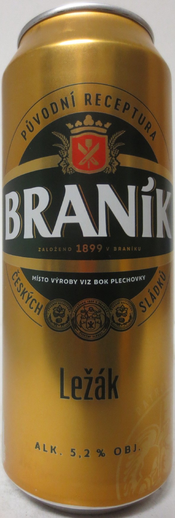 BRANÍK Ležák ALK. 5,2% OBJ. (CZ) (50cl) (B/O) č.2