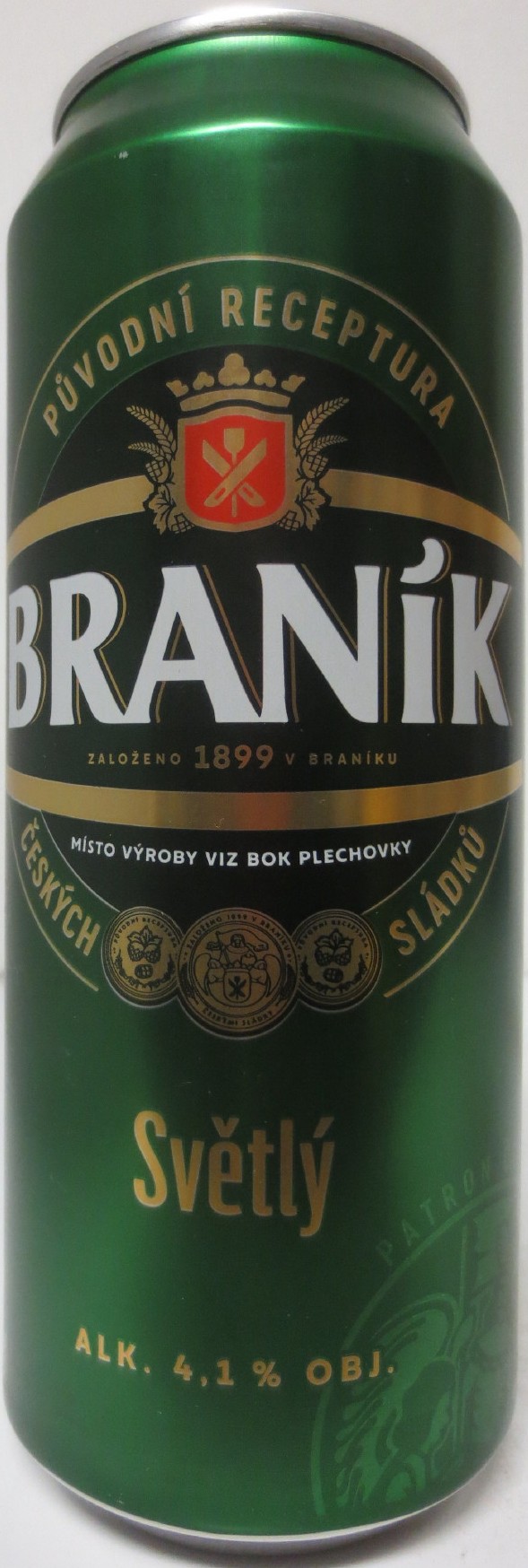 BRANÍK Světlý ALK. 4,1% OBJ. (CZ) (50cl) (B/O) č.2 