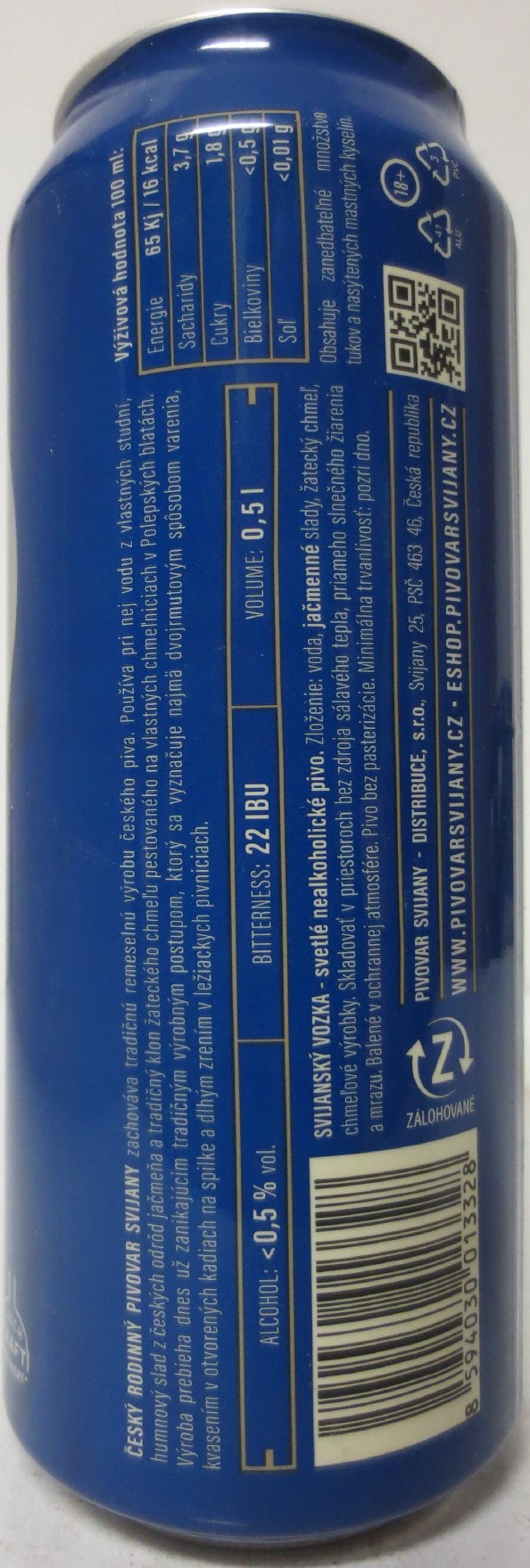 Svijany SVIJANSKÝ VOZKA - Nealkoholické pivo - 1564 Tradiční pivo bez pasterizace (SK) (50cl) (B/O) č.1