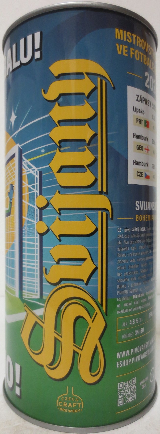 Svijany SVIJANSKÝ MÁZ SVIJANY FANDÍ FOTBALU 2024 ČEŠI, DO TOHO! (200cl) č.1 